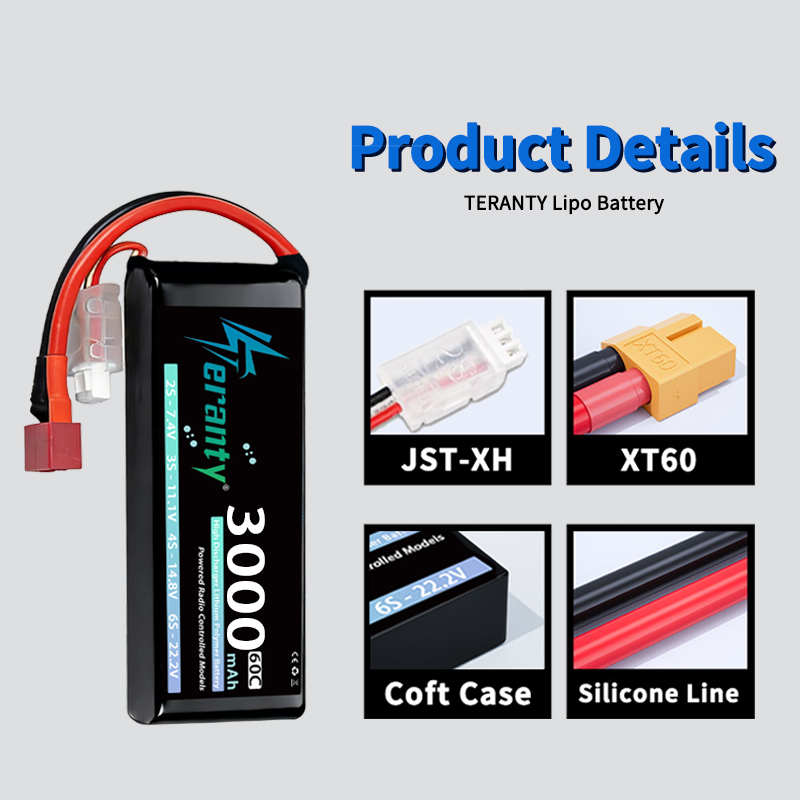TERANTY 2S 3000mAh Lipo Batter - Rc Hobby Airplanes recensione e prezzo