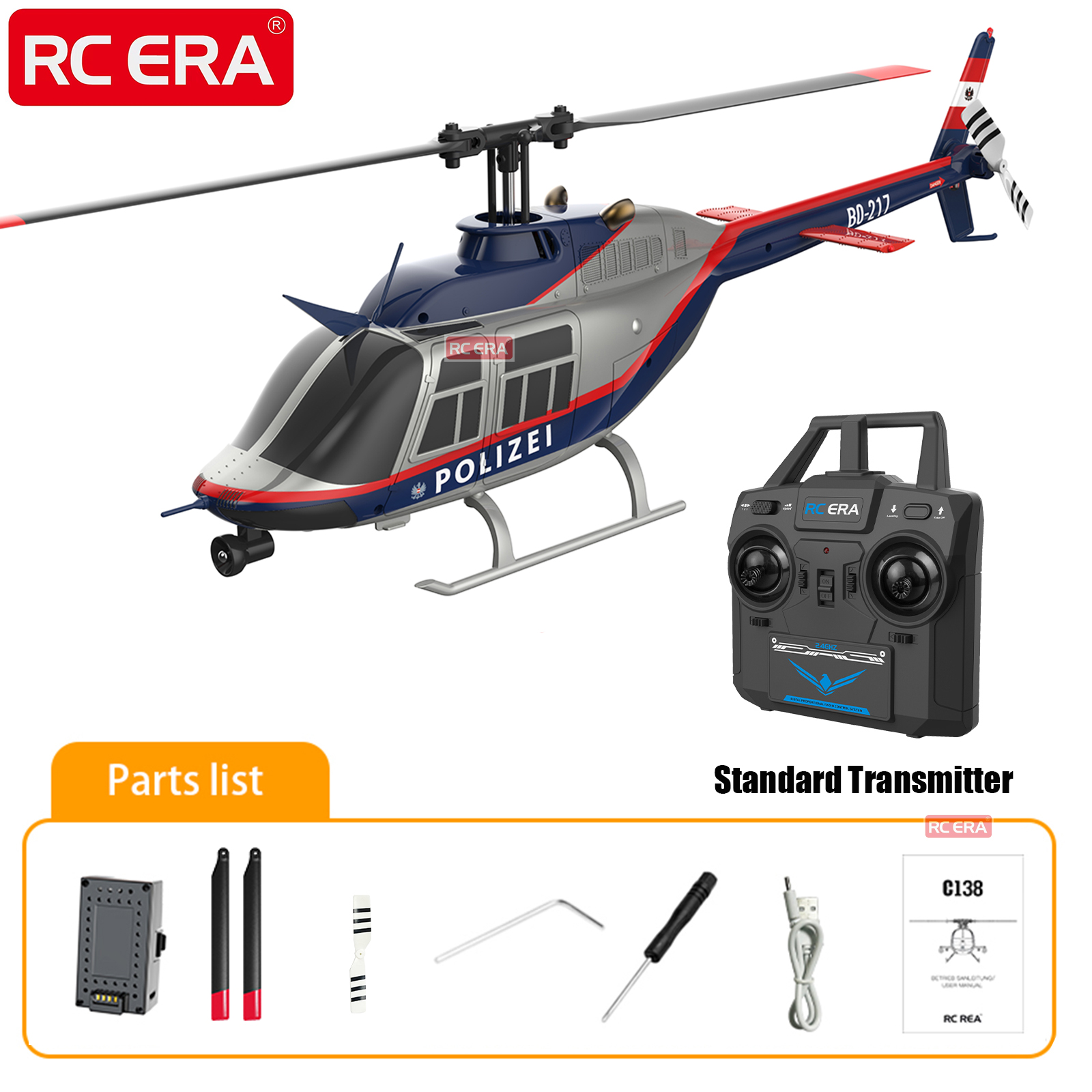 RC ERA C138 BELL 206 Jet Range - Rc Hobby Experts recensione e prezzo