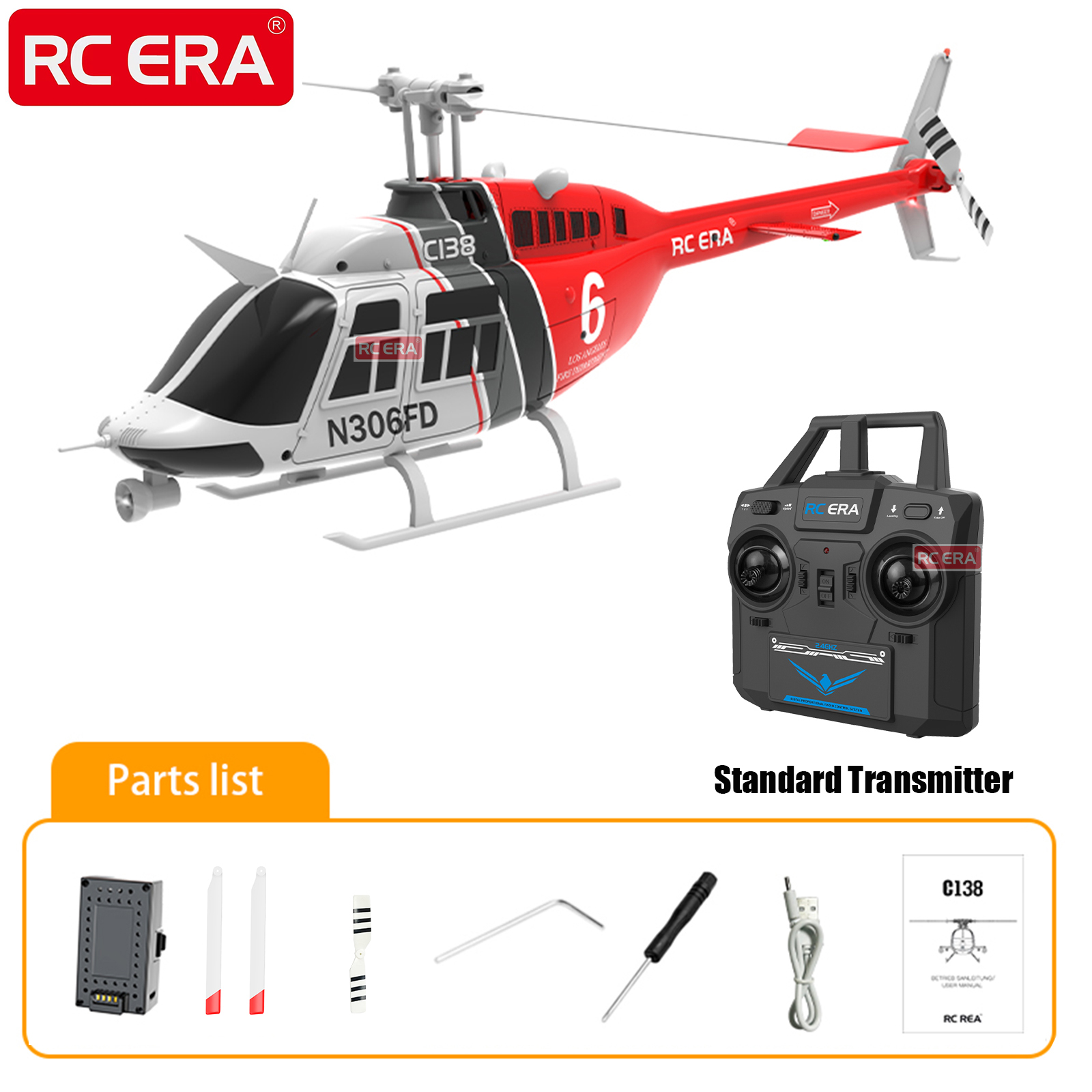 RC ERA C138 BELL 206 Jet Range - Rc Hobby Experts recensione e prezzo