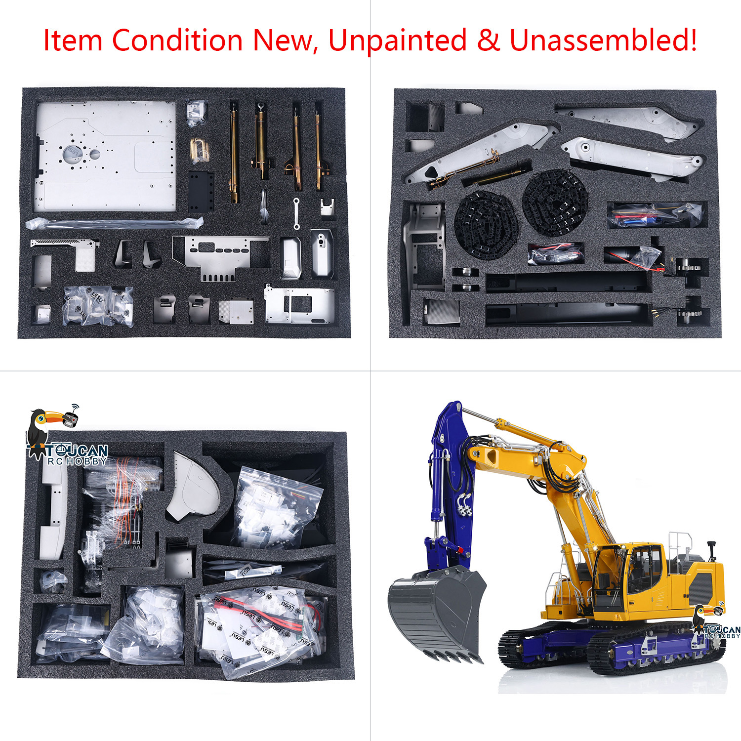 LESU 1/14 AOUE 945 3 Arms RC H - Rc Excavator Hobby recensione e prezzo