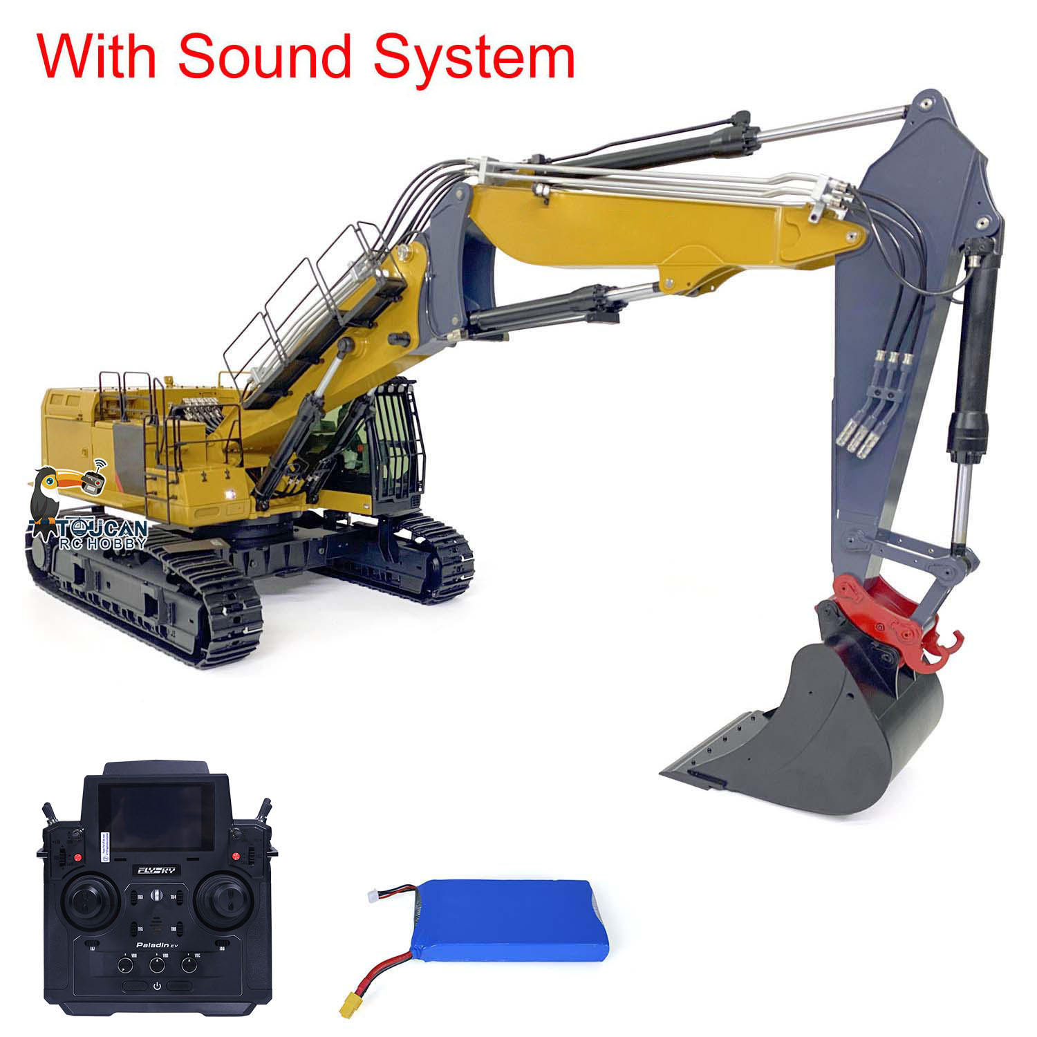 374 1/14 RC Hydraulic Metal Ex - Rc Excavator Hobby recensione e prezzo