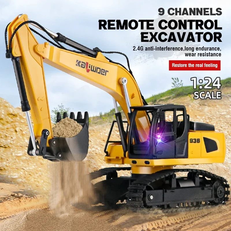 Huina Rc Excavator 1/24 9Ch Re - Rc Excavator Hobby recensione e prezzo