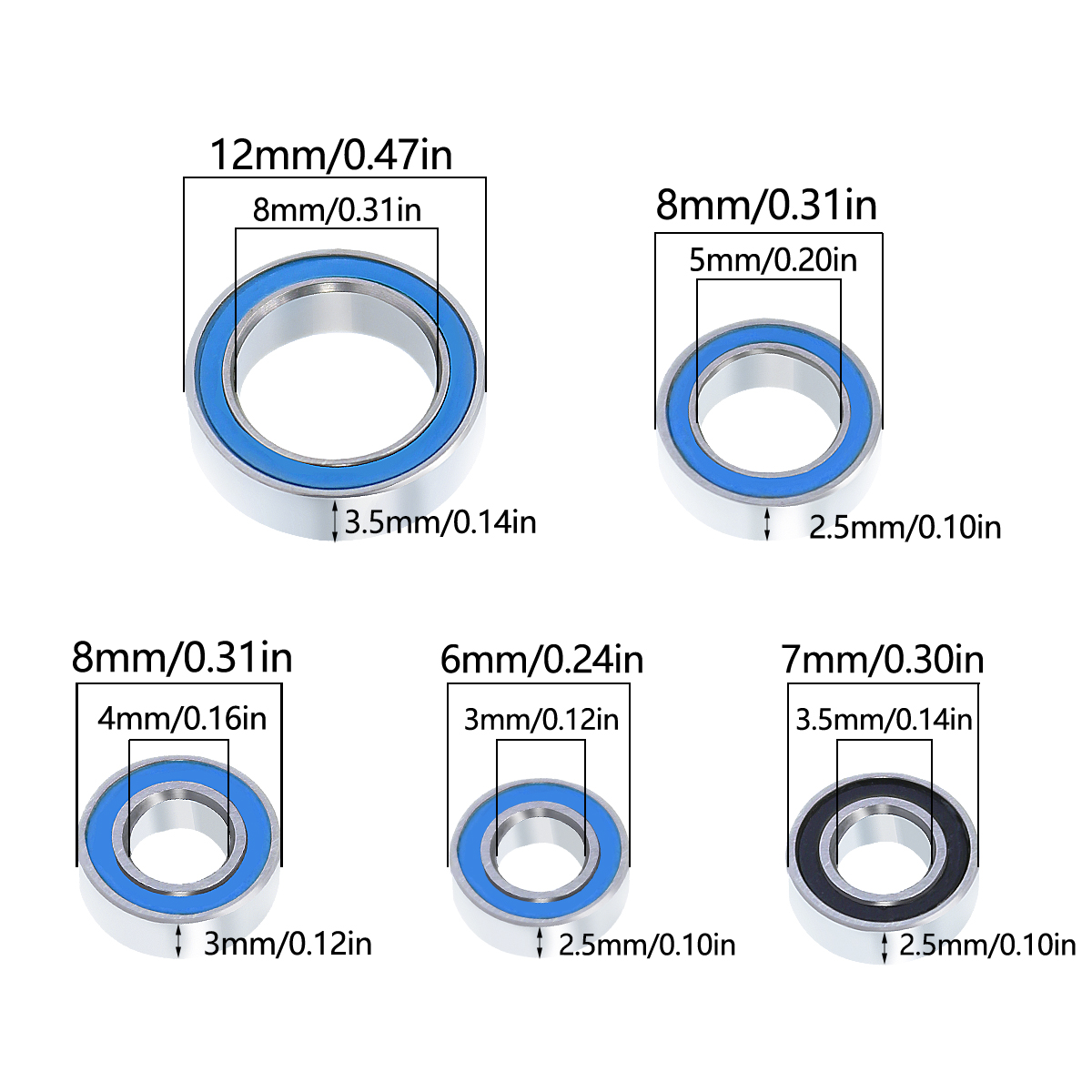 22Pcs Wheel Hub Axle Sealed Be - Rc Hobby Warehouse recensione e prezzo