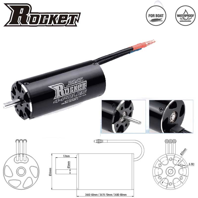 ROCKET-RC 2968 2958 2948 Brush - Rc Hobby Land recensione e prezzo