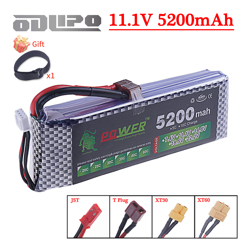 3S Lipo Battery 11.1V 5200mah  - Rc Hobby Airplanes recensione e prezzo