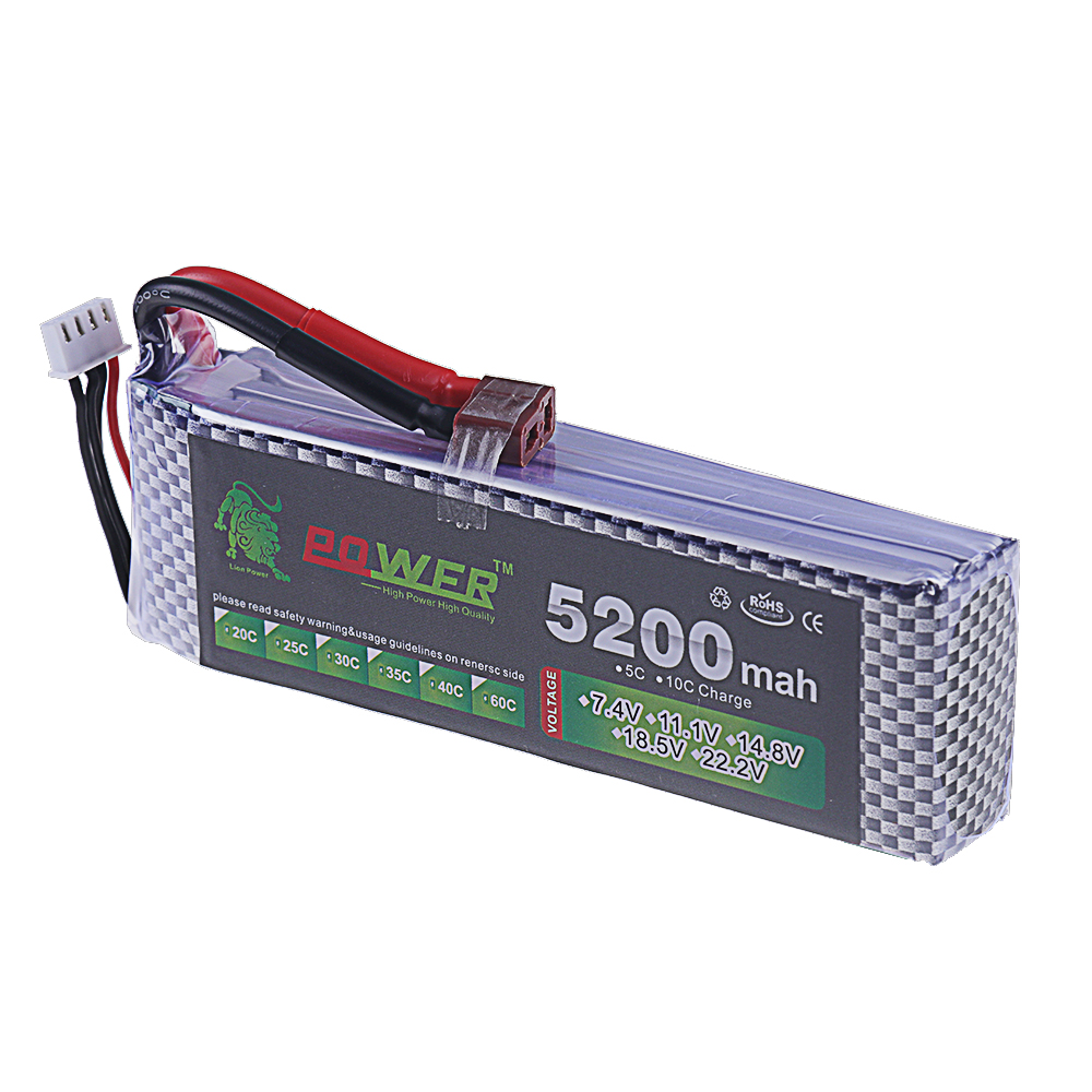 3S Lipo Battery 11.1V 5200mah  - Rc Hobby Airplanes recensione e prezzo